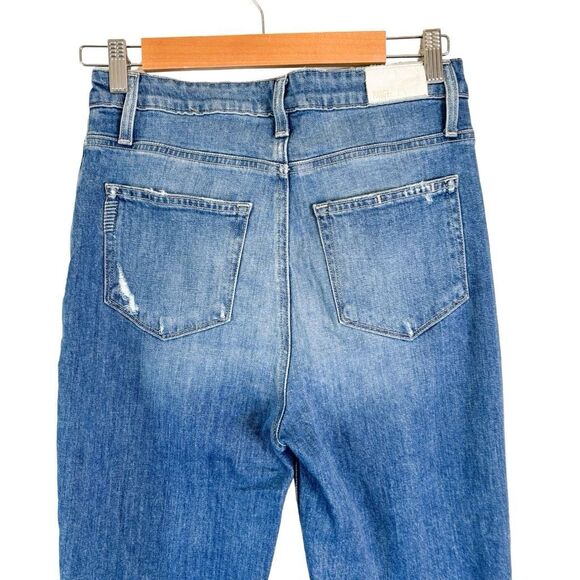 PAIGE Blue Straight Leg Jeans - Picture 5 of 10